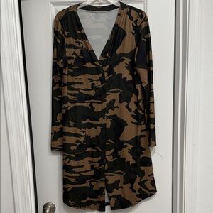 Camouflage Long Sleeve Cover